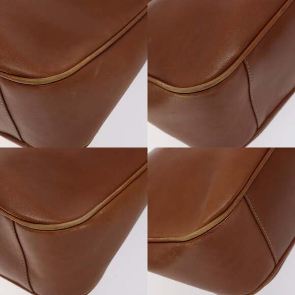 GUCCI Bamboo Shoulder Bag Leather Brown Gold 001 1448 001 1448 - Picture 10 of 12